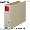 キングジム KING JIM 4385 保存ファイル A4-E 赤