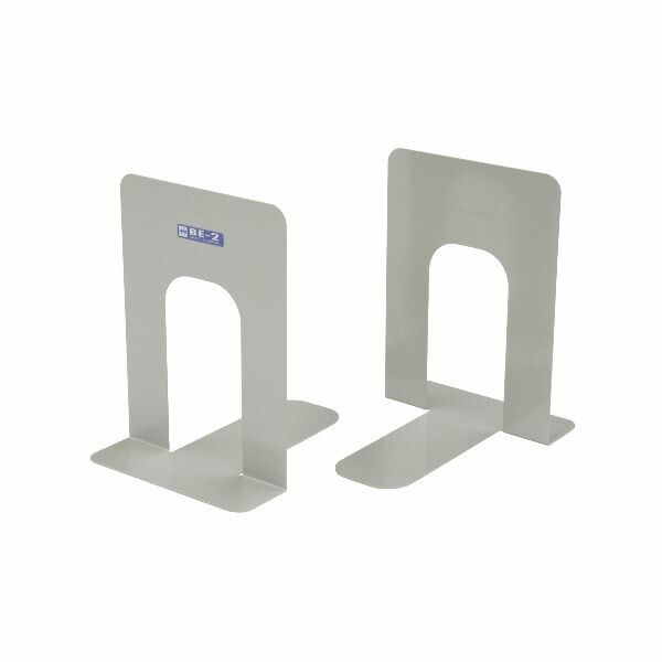 (LINEクーポン有)【即納在庫品】「直送」オープン工業 BE-2-GY ブックエンド 大 2枚1組 灰 BE2GY OP OPEN INDUSTRIES オフィス用品OP