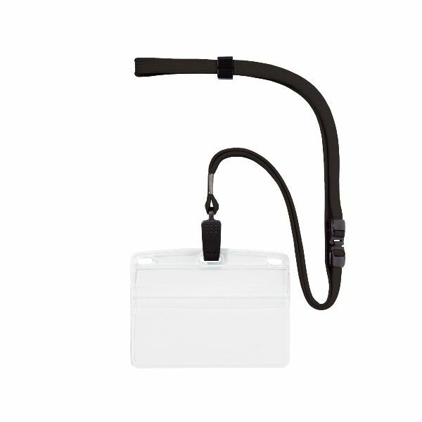 【即納在庫品】「直送」オープン工業 NL-8-BK 吊り下げ名札 名刺サイズ 10枚 黒