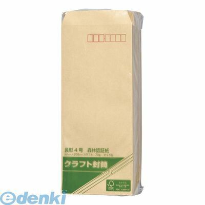 壽堂紙製品工業 520 森林認証紙長4　枠付70g【100枚】