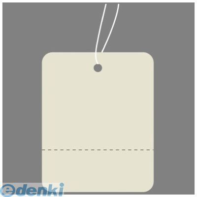 ササガワ タカ印 18-125 提札　灰地　小　ミシン目入