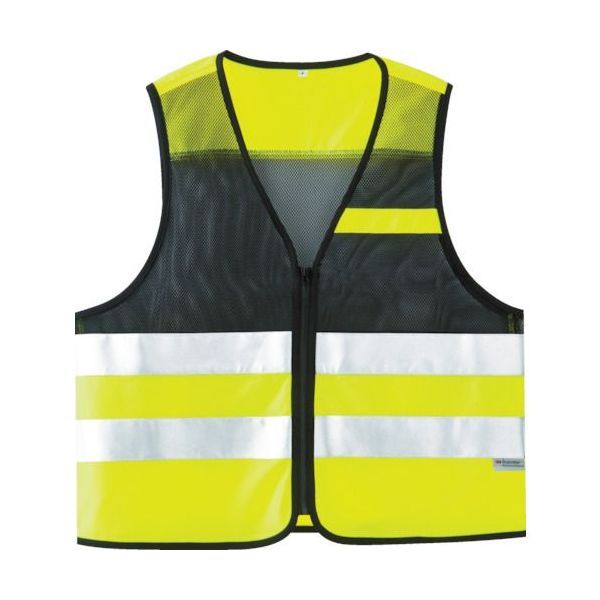 (LINEクーポン有)【即納在庫品】「直送」ミドリ安全 4073160081 高視認性安全ベスト 蛍光イエロー MIDORI ANZEN(4.0)