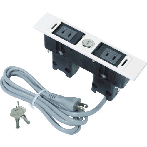 【即納在庫品】「直送」スガツネ工業 DMLPPLWT 210020482 DML−PP−L−WT デスクトップマルチタップ 定格電圧：AC125V・15A・最大1500Wまで対応 DML-PP-L-WT DML-PP-L-WTデスクトップマルチタップ LAMP