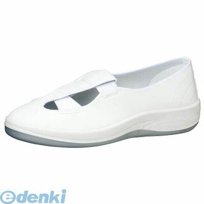 ●特殊な設計と素材を採用した靴底で、チッピングによる発塵を防ぎます。●通気性に優れた穴空きのデザインです。●クッション性と耐久性に優れたウレタン2層底です。●洗濯することが出来ます。●足幅サイズ:EEE●色:ホワイト●寸法(cm):27.0●質量(g):550●JIS T 8103 ED-W/C2/人工皮革製合格●甲被:人工皮革●靴底:新発泡ポリウレタン2層●つま先保護性能（先芯装備）はありません。4979058627216