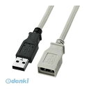 サンワサプライ KU-EN1K USB延長ケーブル ライトグレー 1m