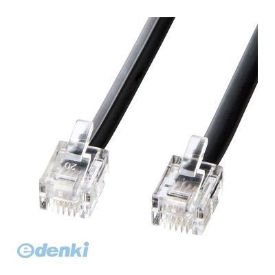 (LINEクーポン有)サンワサプライ TEL-N1-20BKN2 モジュラーケーブル【黒】 20m TELN120BKN2 ブラック S..