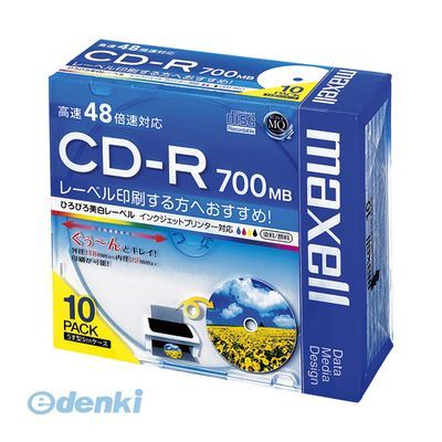 マクセル maxell CDR700S.WP.S1P10S PC DATA用CD-R 【10枚入】 マクセル maxell CDR700S.WP.S1P10S PC DATA用CD-R 【10枚入】