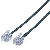 ELECOM エレコム MJ-1BK スリムモジュラーケーブル