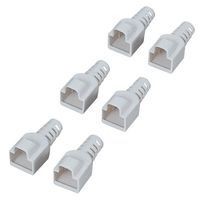 (LINEクーポン有)【即納在庫品】「直送」ELECOM エレコム LD-EBBE6 コネクタ保護カバー先付けタイプ／6個 ベージュ LDEBBE6 コネクタ保護カバー先付けタイプ／6個 ベージュ先付けタイプ ベージュ エコ対応ブーツパック コネクタ保護