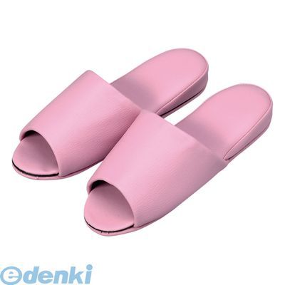 オーミケンシ 10835358 10P 抗菌レザー調スリッパ前開10足ピンク 10835358 10P