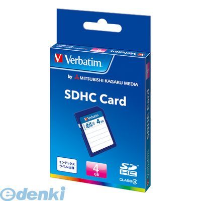 三菱化学メディア SDHC4GYVB1 SDHCカード 4GB CLASS4 三菱化学メディア SDHC4GYVB1 SDHCカード 4GB CLASS4