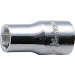 山下工業研究所メーカーお問い合わせ：0537-74-2171【特長】●ボルト/ナットに接する開口部（6角）はもちろんのこと、差し込み側の四角駆動部にも角を傷めずハイトルクを確実に伝える面接触のフラットドライブを採用しています。【仕様】●対辺寸法(mm)：6●差込角(mm)：6.35●全長(mm)：22【材質／仕上】●クロムモリブデン鋼(SCM435)【原産国】日本