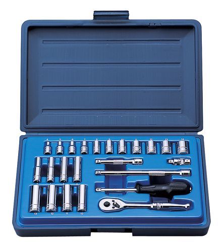 シグネット 工具 SIGNET 11724 1/4DR 24PC mm ソケットレンチセット 11724 ハンドツール パソコン 輸入