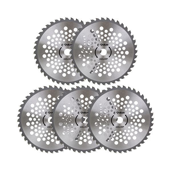 (LINEクーポン有)4977292643917 E−Value 軽量タイプチップソー 5枚組 ETT−255X40PX5P EーValue