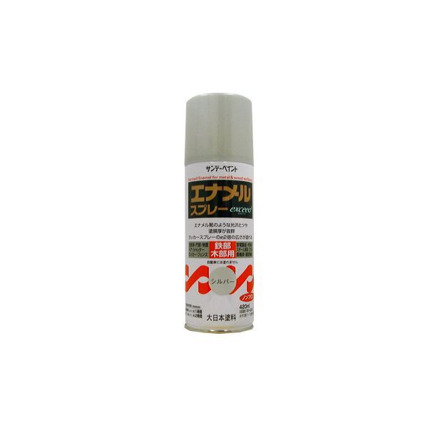 【即納在庫品】「直送」サンデーペイント 4906754038787 エナメルスプレーEX 420ml シルバー