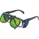 【即納在庫品】「直送」トラスコ TRUSCO TDSG-P4 複式上下自在型遮光メガネ ポリカレンズ#4