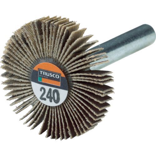 (LINEクーポン有)【即納在庫品】「直送」トラスコ TRUSCO UF3005-240 薄型フラップホイール 30X5X6 ＃2..