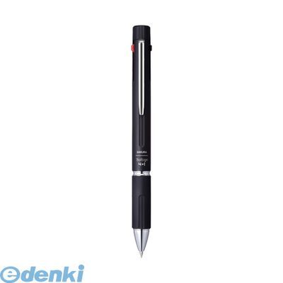Other - GB4M1004#49 ボールサイン4＊1【本体色−ブラック】【インク色−黒，赤，青，緑】【4色ボールペン0．4【黒・赤・青・緑】＋シャープ0．5】【1本】