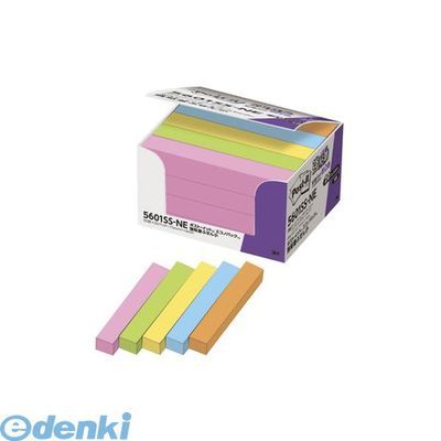 【商品説明】■しっかり貼れる。きれいに剥がせる。粘着力が約2倍の強粘着（スリーエム　ジャパン社通常粘着製品比）。バラエティ豊かに各種サイズをご用意。■エコノパック■サイズ：縦75×横14mm■1個枚数：90枚【本体色−オレンジエレクトリックブルーウルトライエローライムローズ各4個】4549395526147