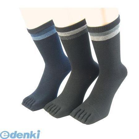 【商品説明】銀イオン 消臭 五本指 足のニオイ対策 靴下■銀イオンの消臭、抗菌効果により靴の中イヤなニオイを軽減します。■繊維に練り込んでいるので洗っても消臭効果が持続します。■足ムレスッキリ五本指タイプ。■素材：ポリエステル、綿、ポリウレタン■サイズ：25cm〜27cm■丈：レギュラー丈■ビジネスにぴったり履き口柄色アソート■3足組4560321338283