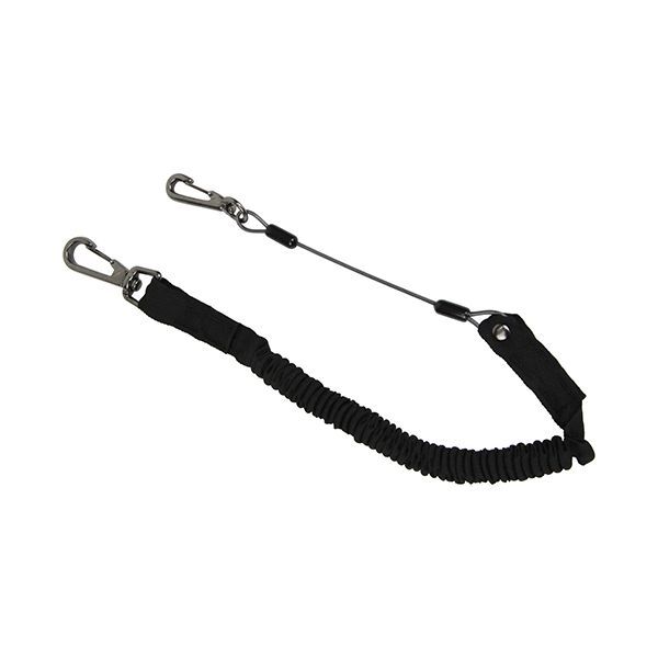 (LINEクーポン有)4977292118026 SK11 ワイヤーフィット安全コード SWF−1KG−ブラック 藤原産業 携帯用品..