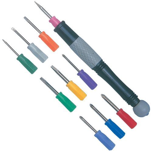 【商品説明】イチネンミツトモ 11ピース ベビードライバー13860■カラフルなミニドライバーの交換で、各種精密機器などの小ネジの脱着・補修・組立用に使え、大変便利です。■用途に合わせてお選びください。■裏面をよくお読みください。仕様セット...