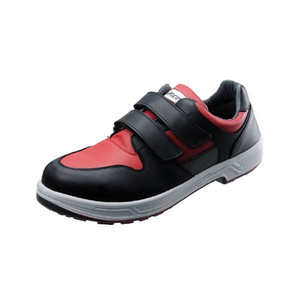 乐天商城 - 【即納在庫品】「直送」シモン 8518RED/BK-25.0 トリセオシリーズ 短靴 赤／黒 25．0cm