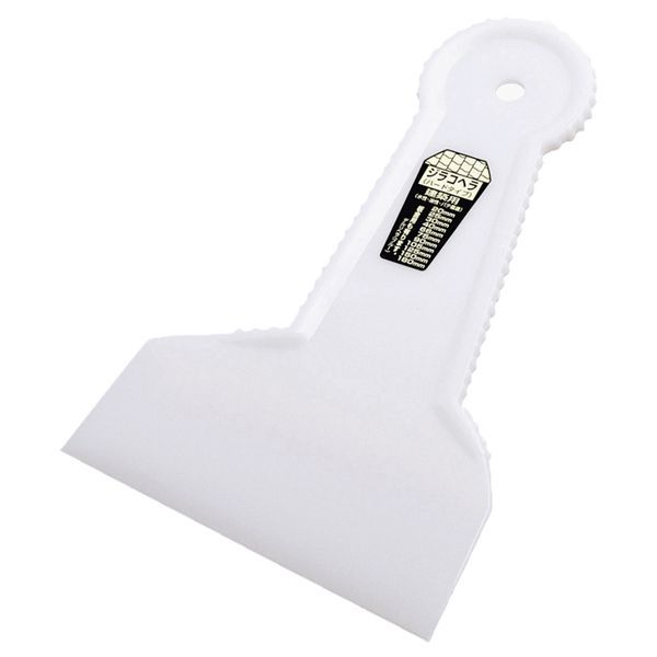 【商品説明】●建築、工業用ヘラ。●耐水性に優れたプラスチック製。ジラコ 下地 ヘラ 白 パテ 板金 コゲ 錆4905533000137