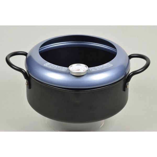 LIV PLUS ベストコ 4571151214821 揚げクック鉄製温度計付両手てんぷら鍋20cm LC−482