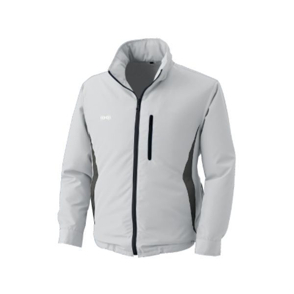 【即納在庫品】「直送」NSP 4573210821209 フード付きポリエステル製 ウェアのみ シルバー LL