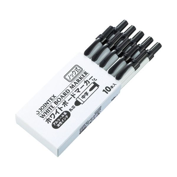 4547345018568 ジョインテックス ノック式ボードマーカー黒10本 H028J−BK−10