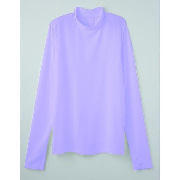 【11/25限定!抽選で最大100%ポイントバック】4985697239178 UVカットさらさらストレッチウエア ラベンダー・L【キャンセル不可】 長袖 さら...