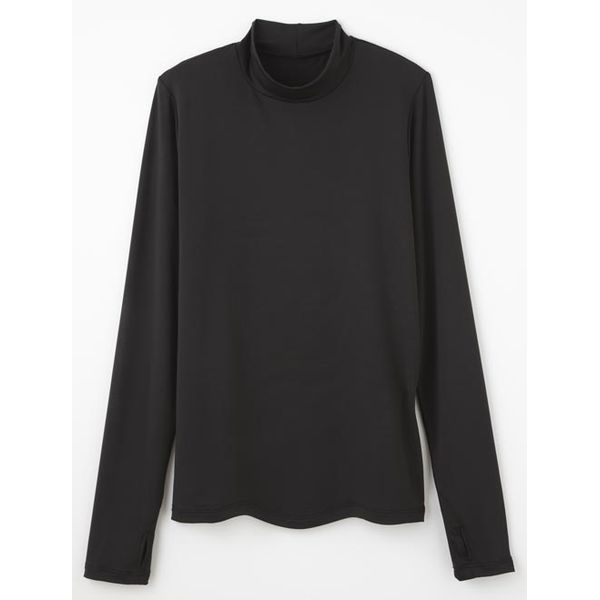 【11/25限定!抽選で最大100%ポイントバック】4985697239215 UVカットさらさらストレッチウエア ブラック・L【キャンセル不可】 長袖 さらさ...