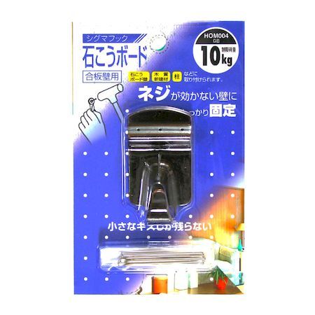 【商品説明】●ねじが効かない壁にしっかり固定●カレンダーや額縁、ちょっと引っかけたいモノなど、石こうボードや木質合板などに、ピンを打ち込むだけでカンタンに取付けできるスグレモノ！●取りはずしたあとのキズも目立たず、移動もカンタンです●石こうボード壁用フック●必ず制限荷重を守ってください。破損や落下、脱落の危険があります。●設置後はしっかりと取り付けられているのを確認のうえご使用ください。●鏡などの割れたり、壊れやすいものや貴重品などには使用しないでください。●ベッドやソファー周りなどにはフックを絶対に取り付けないでください。もしもの落下でケガをする恐れがあります。●フックを横向きや斜めで使用するとはずれやすく危険です。真下に荷重がかかるようにしてください。●制限荷重(kg)：10●サイズ：大●カラー：GB●材質：本体/スチール 、 ピン/焼き入れ鋼、クロームメッキ