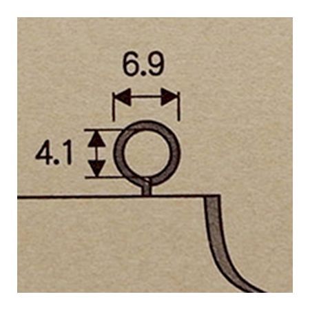 (LINEクーポン有)和気産業 4903757213173 AC019 ベビーヒートンM ブロンズ 10入