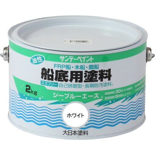 サンデーペイント 4906754258871 シーブルエース油性船底用塗料 ホワイト 2K サンデーペイント 4906754258871 シーブルエース油性船底用塗料 ホワイト 2K