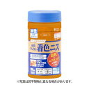 【商品説明】●容量:300ml●色:新けやき●用途:家具・建具・木工品など屋内の木部・木製品。●塗れない物:高級家具、床面、テーブル天面、吸い込みのない素材(プリント合板・デコラ板)、UV塗装やセラミック塗装をしたもの、常に水に浸かっている所●特長:・木目を生かした着色と美しいツヤの二ス仕上げが同時にできます。・高耐久ウレタン樹脂配合だから磨耗や衝撃に強く、耐久性に優れ、長期間木部を守ります。・臭いが少なく、乾燥も速く、使いやすい水性タイプ。※乾くと水で流れ落ちる事はありません。・シックハウスに対応したF☆☆☆☆及び食品衛生法に適合した安全性の高い二スです。●乾燥時間:約1時間30分（20℃）　約3時間（冬期）●重ね塗り時間:約3時間以上（20℃）　約6時間以上（冬期）●塗り面積（m2）: 約 1.8〜2.1●塗り重ね回数:2回●混入量:−●硬化時間:ー●乾燥時間：試触可能:ー●乾燥時間：歩行可能:ー●剥がす場合:ー●乾燥時間（指触乾燥）:ー●乾燥時間（完全乾燥）:ー●上塗り塗装間隔:ー●使えないもの:ー●液性:ー●形状:ー●カンペハピオ　アサヒペン　塗料　家庭用塗料　ハピオ　水性塗料　トップガード　キシラデコール　油性塗料　ラッカー　ヌーロ　スプレー