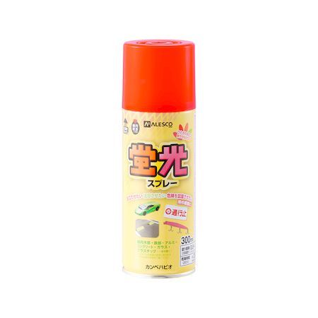 カンペハピオ 00747641632300 蛍光スプレー 蛍光レッド 300ML【キャンセル不可】