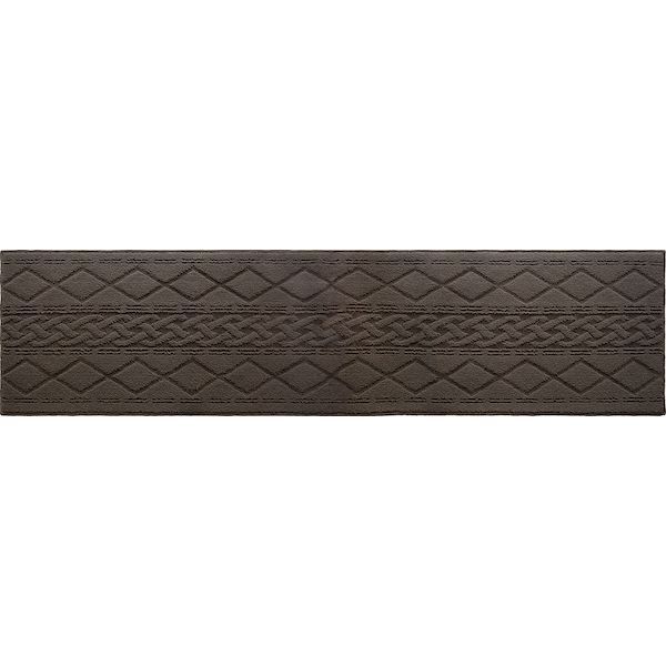 Kitchen Mats - (LINEクーポン有)オカトー 008261 サニーインテリアマット 45×180 ブラウン キッチンマット ヴィンテージ風 SUNNY 帆布生地
