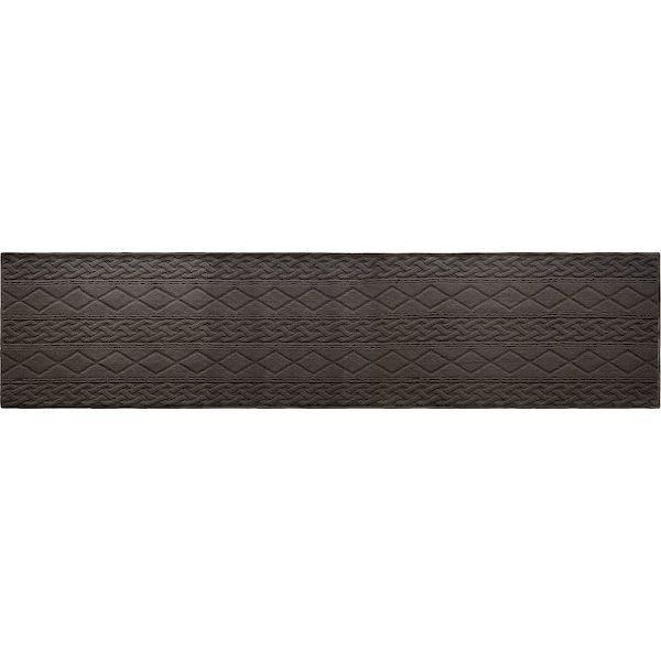 Kitchen Mats - (LINEクーポン有)オカトー 008346 サニーインテリアマット 60×252 ブラウン キッチンマット ヴィンテージ風 SUNNY 帆布生地