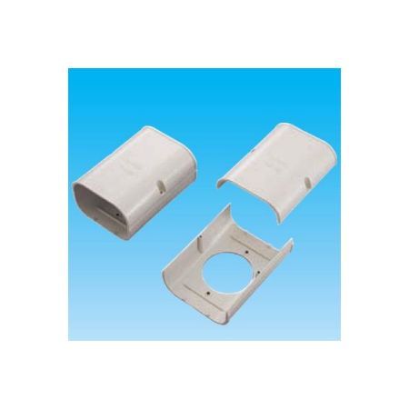 (LINEクーポン有)翌日出荷 因幡電工 イナバ SJA-100-G 分岐ジョイント SJA100G グレー スリムダクトSD 因幡電機産業 壁面取り出し用 INABA SANGYO DENKI