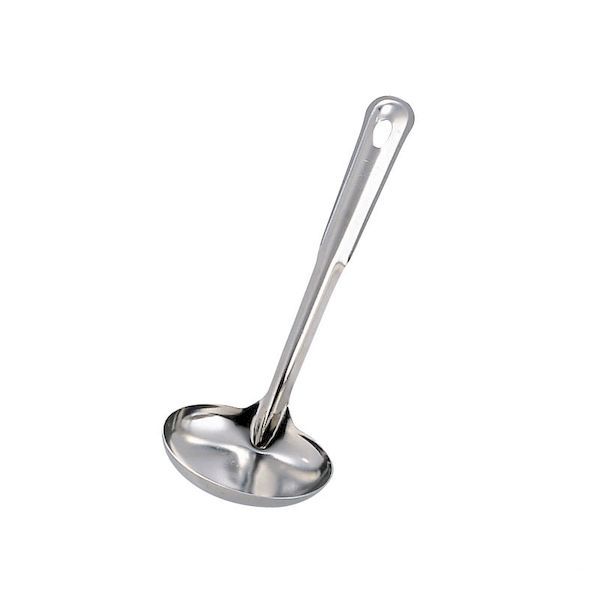 Soup Ladle （Holed） - 4967151175338 エムテートリマツ MTステンレス 汁杓子 13cm カギ無
