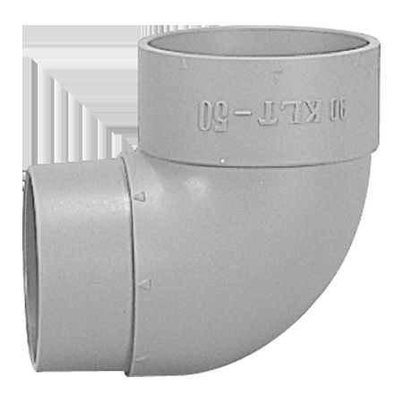 直送 代引不可・他メーカー同梱不可 前澤化成工業 90KLT100 排水特殊継手 90゜片受エルボ Tタイプ【キャンセル不可】