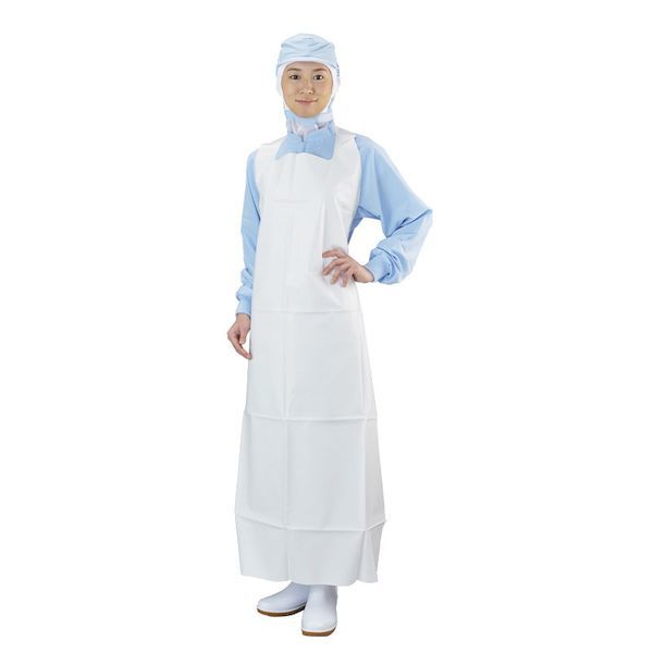 (LINEクーポン有)4989496714126 旭創業 レッジェーロン ウレタン打抜きエプロン S ホワイト E−50 ウレタン打抜エプロン ホワイトマックス