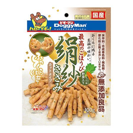 ドギーマン 82335 絹紗 カットタイプ 野菜入り100g