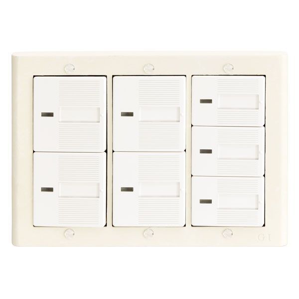 ゴーリキアイランド 790233 真鍮製スイッチプレート コスモシリーズ用 PC03 古白色 真鍮 スイッチカバー