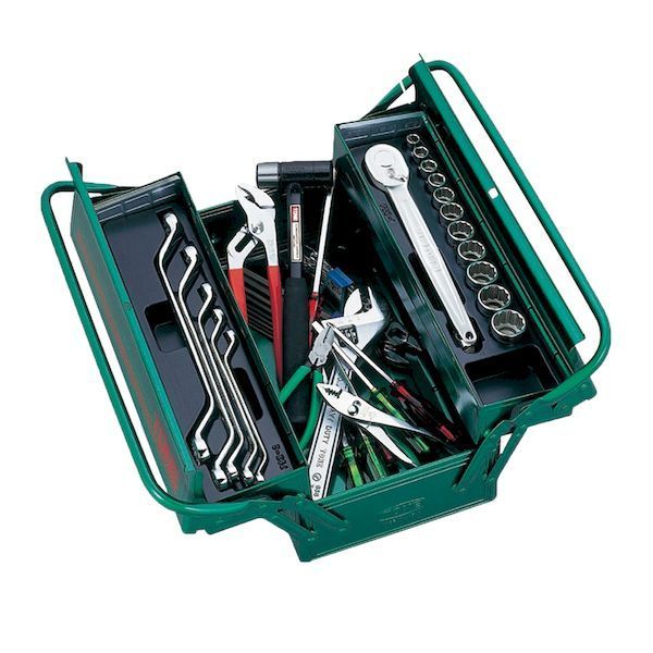 【即納在庫品】「直送」前田金属工業 TONE 700S 整備用工具セット ツールセット メンテナンス用 奥行220×高さ220mm セット内容46点