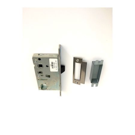 【商品説明】●フロント記号：AS．LX（空錠タイプ）●バックセットサイズ：ト51mm●フロントサイズ：H166mm×W 25mm（標準フロント）●対応扉厚：33mm以上〜43mm未満●仕上げ：ステンレスヘアーライン●勝手：左右兼用●商品セット内容 ・本体（バックセット32mm用）／1個 ・受け座セット／1個●注意 ・商品セット内容にはレバー、レバー座は付属されておりません。 ・本体（バックセット51mm）は空錠用本体となります。シリンダー、サムターン付きの本体との交換に使用しないでください。