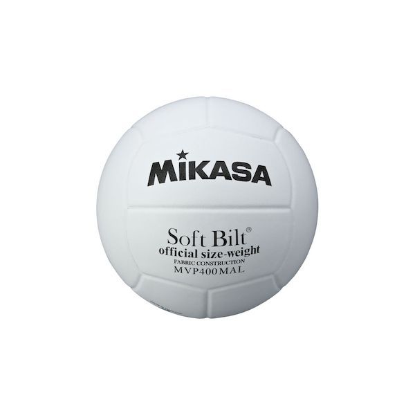 ミカサ MIKASA 4907225008483 MVP400MALP バレー4号 練習球 天然皮革 白