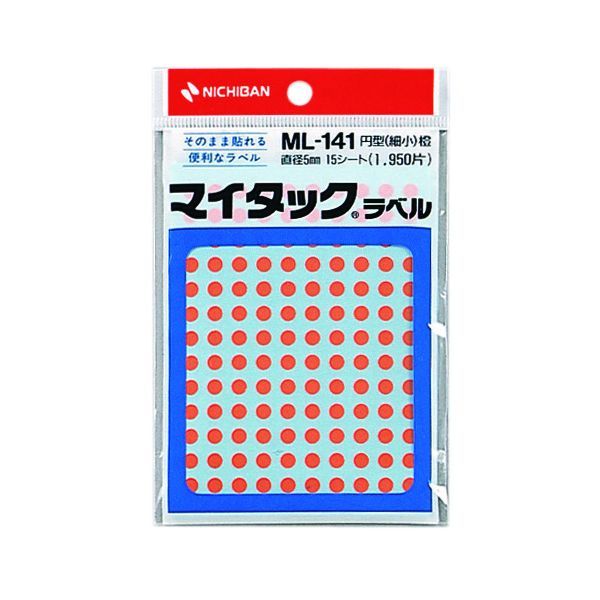 【商品説明】●マイタック?ラベルは、のりも水もいらずにそのまますぐ貼れるのが特長です。●色数豊富なカラーラベル。